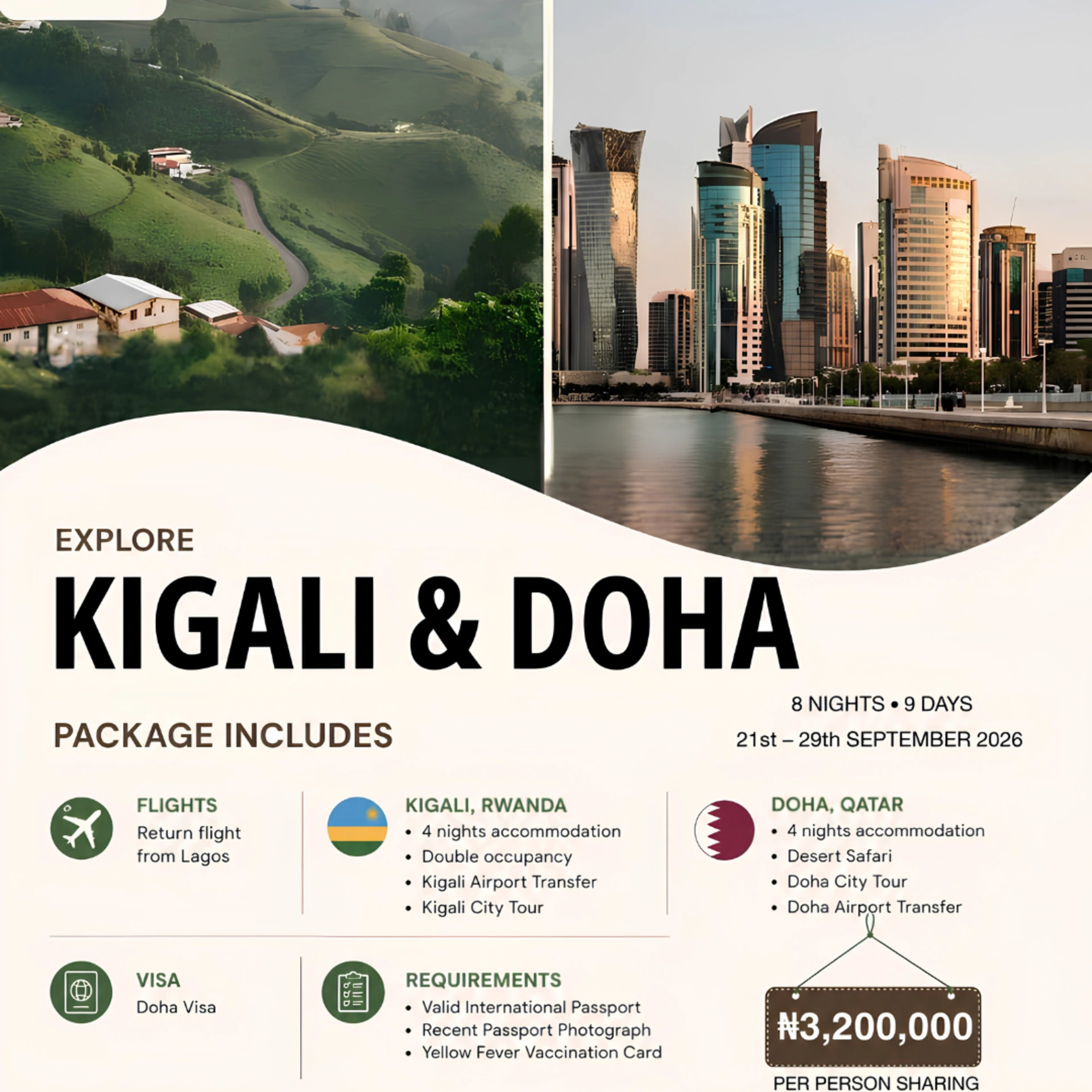 EXPLORE KIGALI & DOHA
